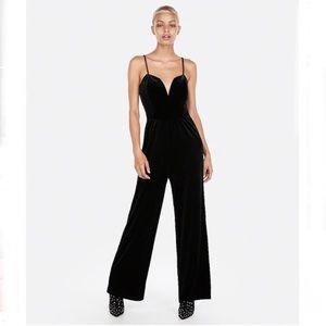 ✨BRAND NEW✨Express - Velvet V-Wire Cami Jumpsuit